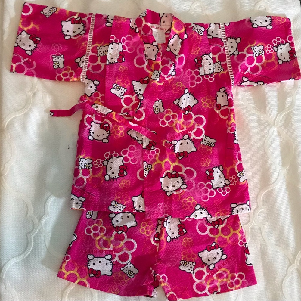Hello Kitty- Japanese Jinbei Set